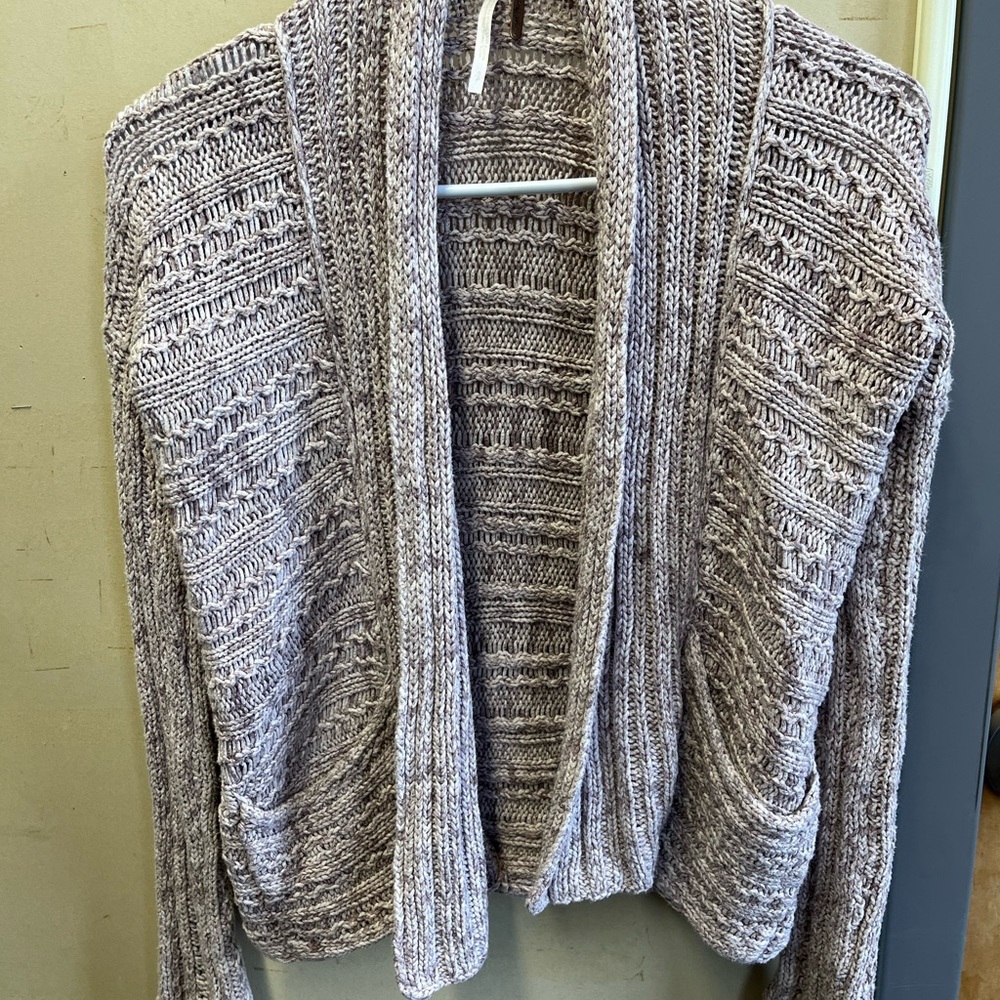 Elegant Heathered Cardigan